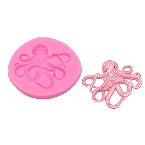 Cake Decoration Octopus Silicone Mold