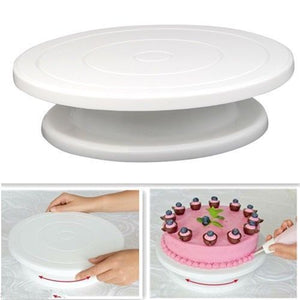 27.5cm Kitchen Cake Decorating Rotating Turntable Cake Stand