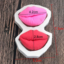 Load image into Gallery viewer, Cake Decoration Lips Kiss Silicone Mold