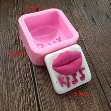 Load image into Gallery viewer, Cake Decoration Lips Kiss Silicone Mold
