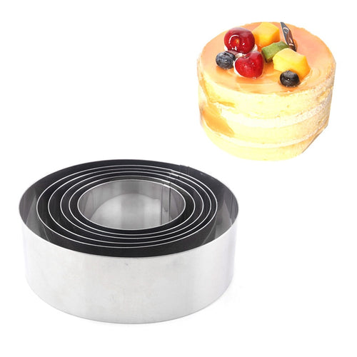 6pcs/set Round Small Cake Mold 6-12cm DIY Bakeware
