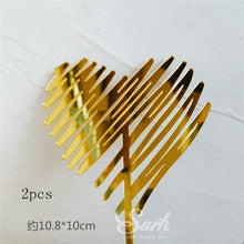 Load image into Gallery viewer, Acrylic Heart Cake Topper