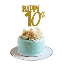 Load image into Gallery viewer, Happy 18/20/30/40/50/60th Cupcake Topper