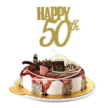 Load image into Gallery viewer, Happy 18/20/30/40/50/60th Cupcake Topper