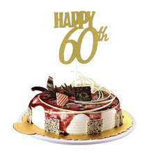 Load image into Gallery viewer, Happy 18/20/30/40/50/60th Cupcake Topper