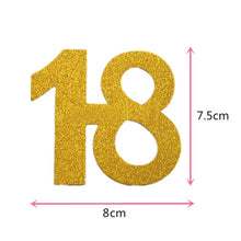 Load image into Gallery viewer, Happy 18/20/30/40/50/60th Cupcake Topper
