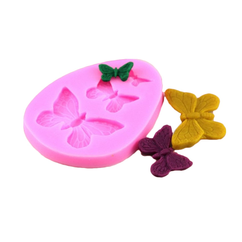 Cake Decoration Butterfly Silicone Mold