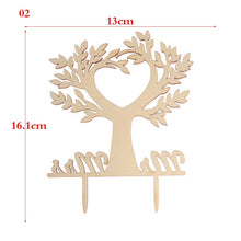 Load image into Gallery viewer, Mr &amp; Mrs Wedding Cake Topper