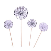 Load image into Gallery viewer, 4Pcs/lot Paper Fan Cake Topper Cupcake