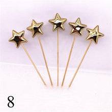 Load image into Gallery viewer, 5PCs/Lot Cute Crown Star Baby Cupcake Toppers