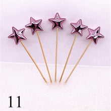 Load image into Gallery viewer, 5PCs/Lot Cute Crown Star Baby Cupcake Toppers