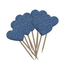 Load image into Gallery viewer, 20 Pieces/Lot Lovely Heart Cupcake Topper