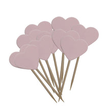 Load image into Gallery viewer, 20 Pieces/Lot Lovely Heart Cupcake Topper