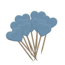 Load image into Gallery viewer, 20 Pieces/Lot Lovely Heart Cupcake Topper