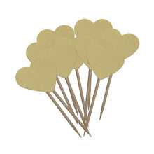 Load image into Gallery viewer, 20 Pieces/Lot Lovely Heart Cupcake Topper