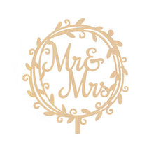 Load image into Gallery viewer, MR MRS Wedding Cake Topper