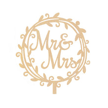 Load image into Gallery viewer, MR MRS Wedding Cake Topper