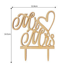 Load image into Gallery viewer, MR MRS Wedding Cake Topper