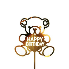 Load image into Gallery viewer, Cake Topper Acrylic Happy Birthday