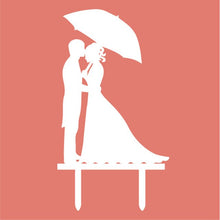 Load image into Gallery viewer, Mr Mrs Bride Groom Wedding Cake Toppers