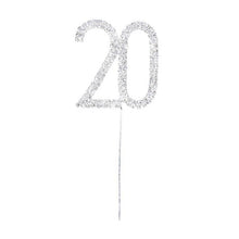 Load image into Gallery viewer, No. 10 16 20 21 25 50 60 70  Cake Topper