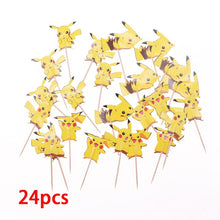 Load image into Gallery viewer, 24Pcs Cartoon Unicorn Cupcake Topper