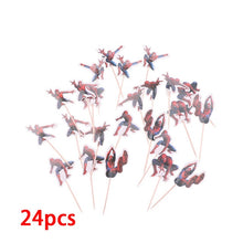 Load image into Gallery viewer, 24Pcs Cartoon Unicorn Cupcake Topper