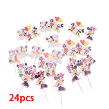 Load image into Gallery viewer, 24Pcs Cartoon Unicorn Cupcake Topper