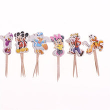 Load image into Gallery viewer, 24Pcs Cartoon Unicorn Cupcake Topper