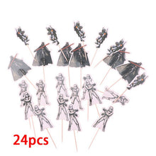 Load image into Gallery viewer, 24Pcs Cartoon Unicorn Cupcake Topper